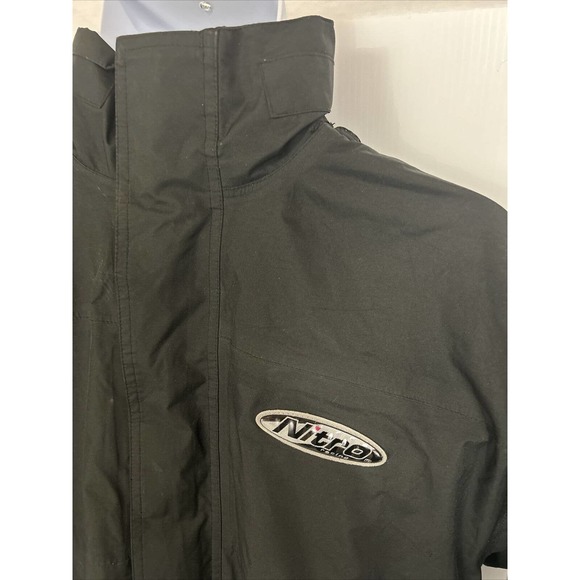 Mens Size Small - Nitro Racing Rain Resistant Hooded Riding Jacket motorcycle - Picture 5 of 14